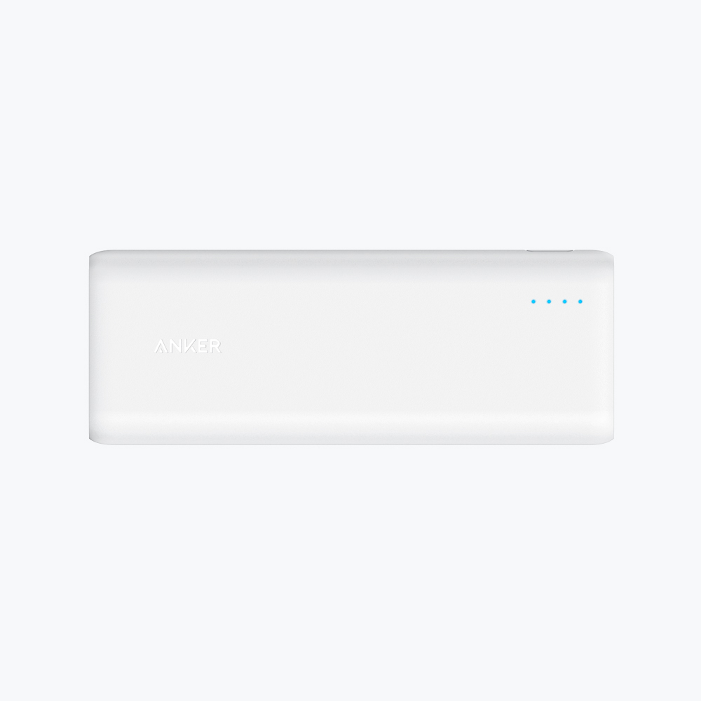 ANKER: PowerCore 20100mAh with 2x PowerIQ 2.4A ports - White image