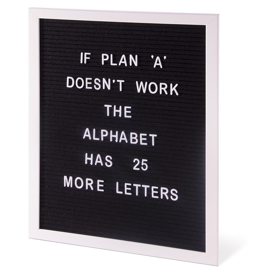 IS GIFT Letter Board - A3 Black/ White image