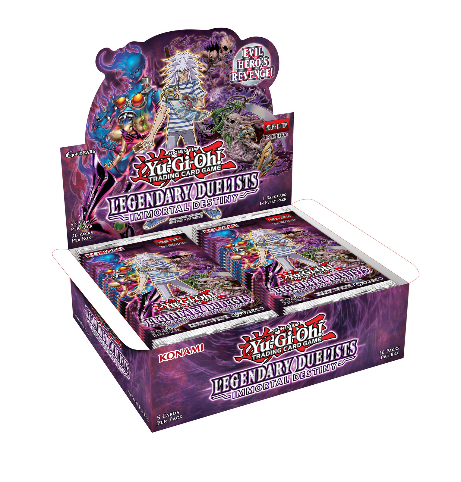 Yu-Gi-Oh! Legendary Duelists: Immortal Destiny Booster Box image