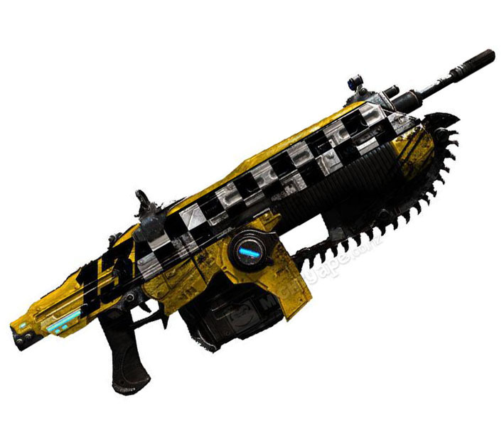 Gears of War Judgment Lancer Life Size Replica "Car No. 13" at Mighty