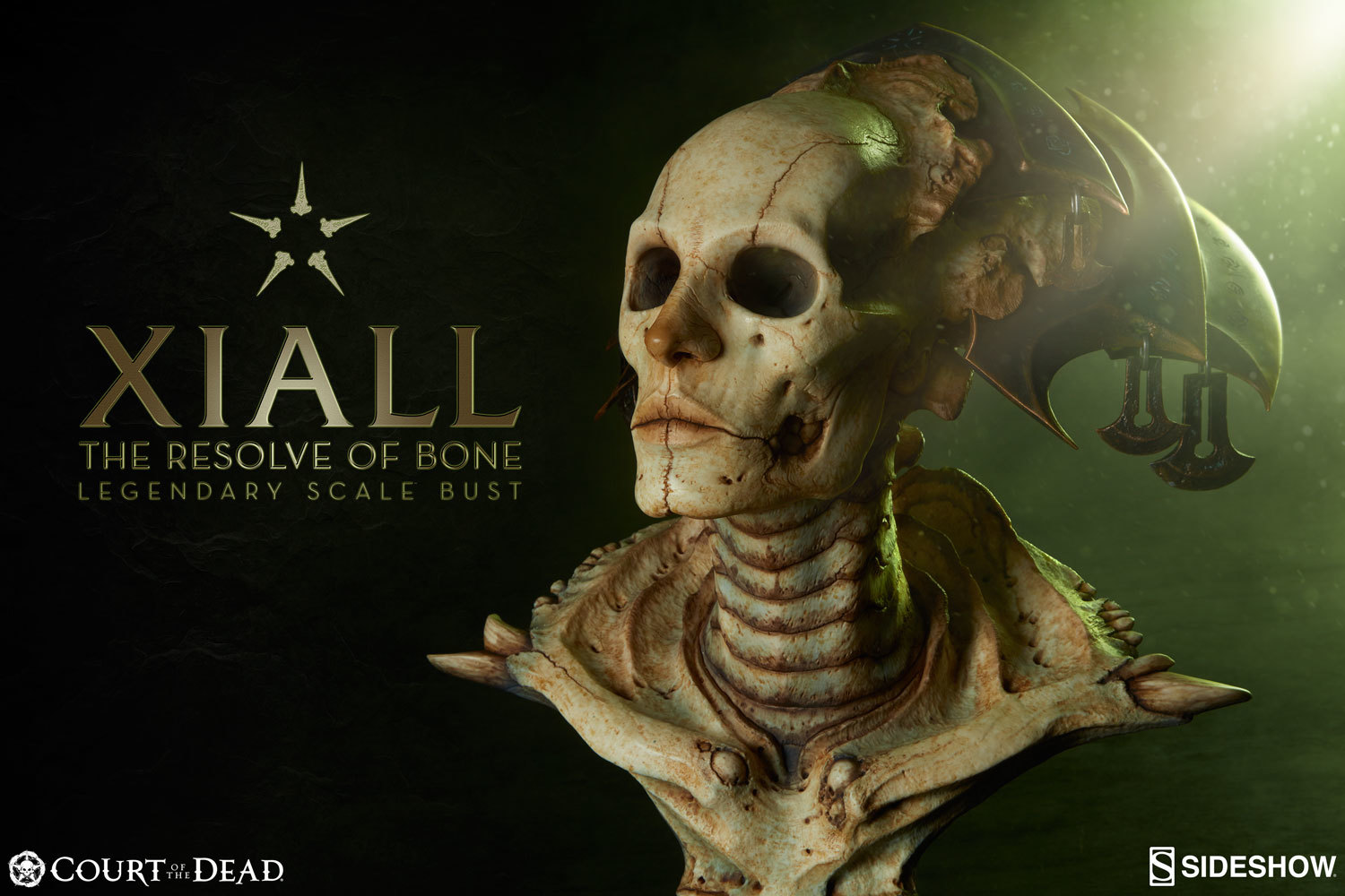 Court of the Dead - Xiall the Resolve of Bone - 1:2 Scaled Legendary Bust image