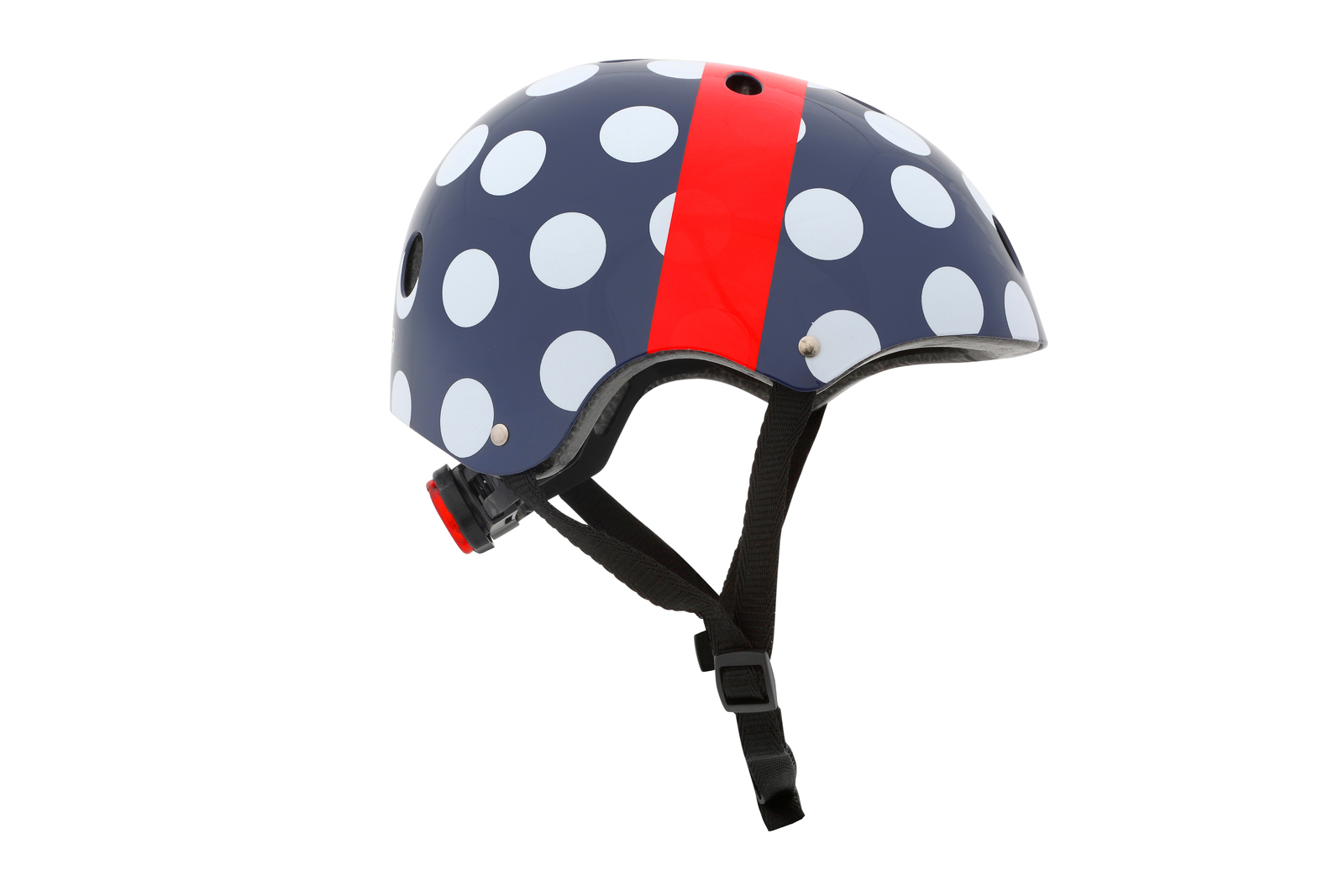 Hornit: Black Polka Dot Bike Helmet - Medium image