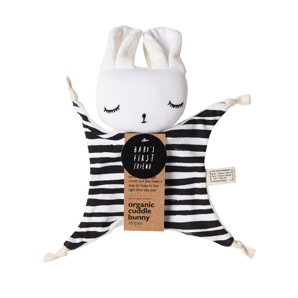 Wee Gallery: Organic Cuddle Bunnies - Stripes image