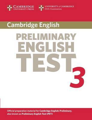 Cambridge Preliminary English Test 3 Student's Book by Cambridge ESOL image