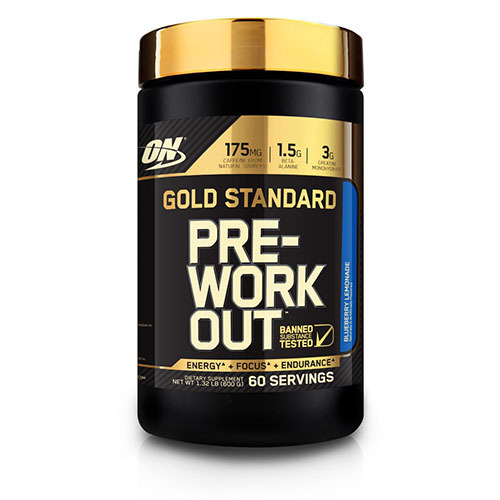Optimum Nutrition Gold Standard Pre-Workout - Blueberry Lemonade (600g) image
