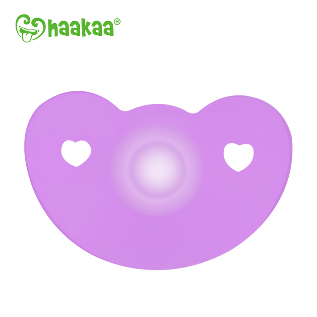 Haakaa: Silicone New Born Dummy - Purple image