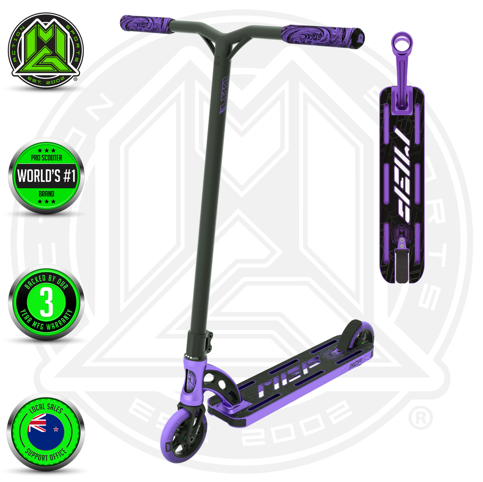 MADD Gear: VX9 Team Scooter - Purple image
