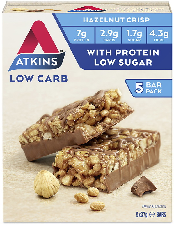 Atkins Day Break Bars - Chocolate Hazelnut Crisp (Box of 5) image
