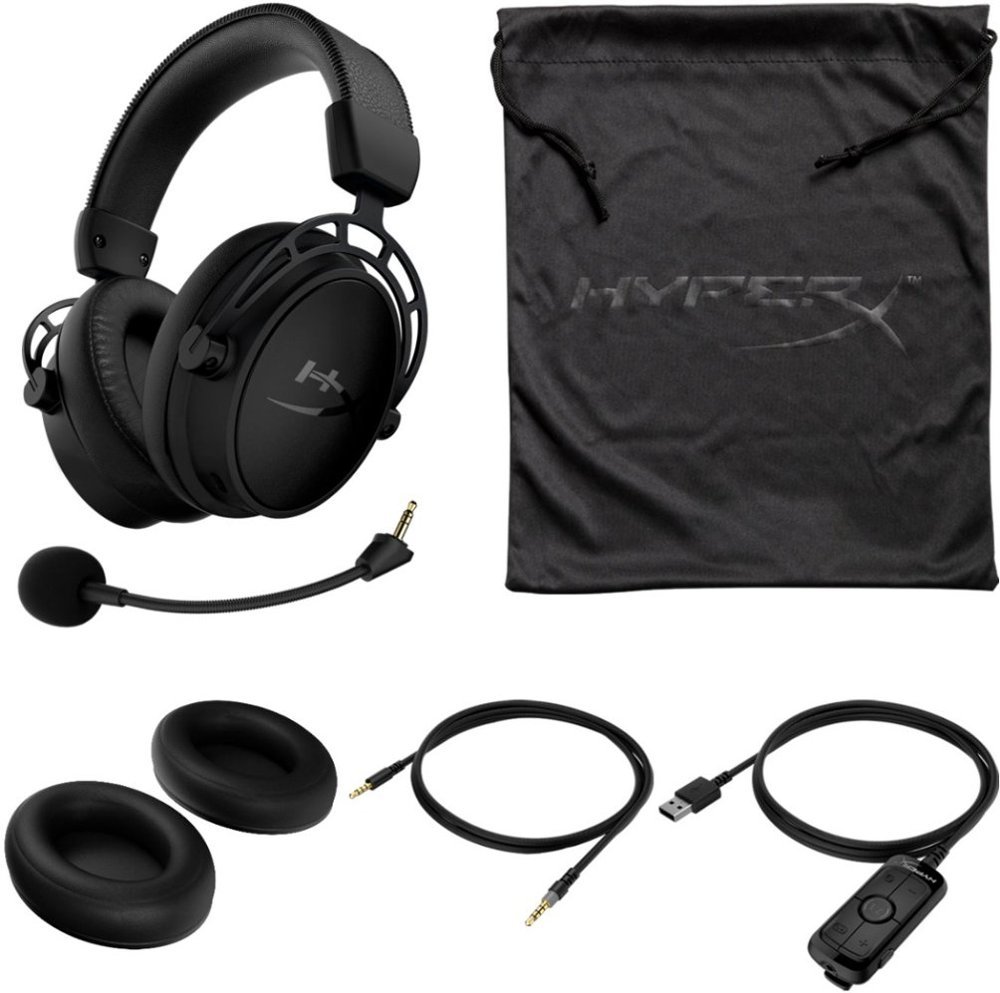 HyperX Cloud Alpha S Gaming Headset (Blackout) for PC image