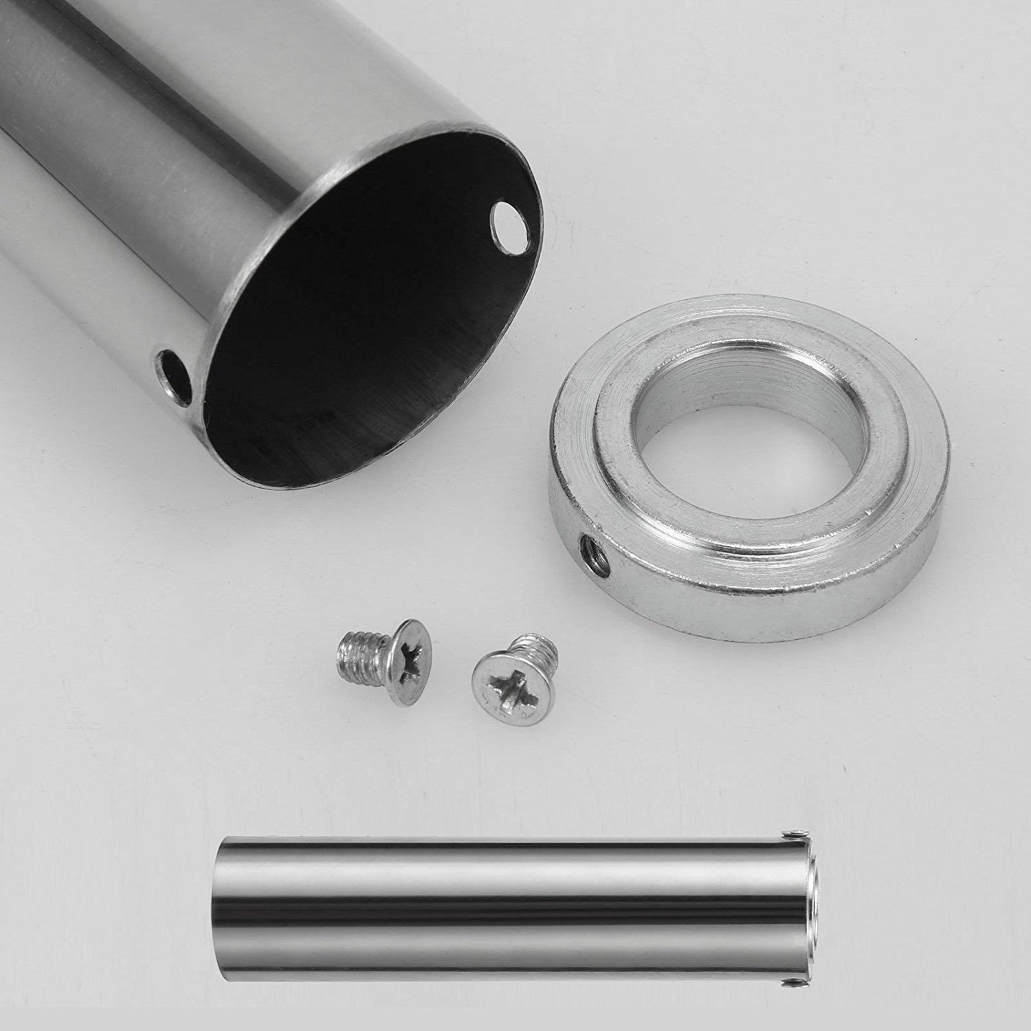 360° Pro Fitness Spinning Dancing Training Pole - Chrome (223-274cm) image