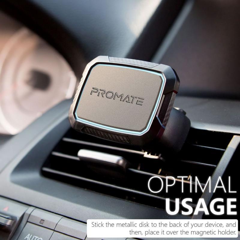 Promate AirGrip2 360 Degree CradleFree AC Vent Mount Blue