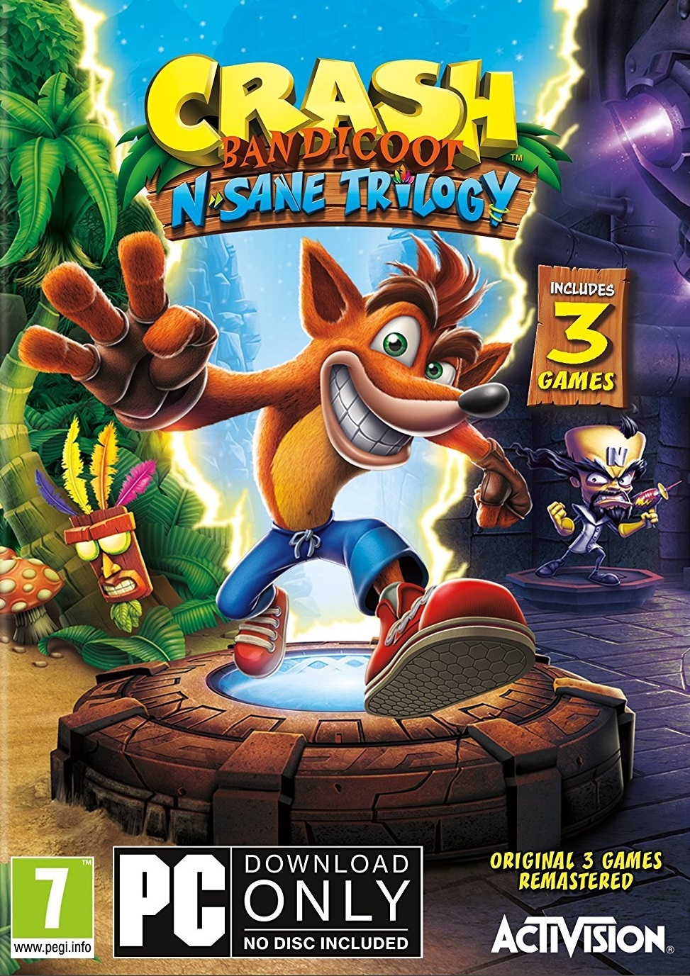 Crash Bandicoot N-Sane Trilogy (code in box) on PC