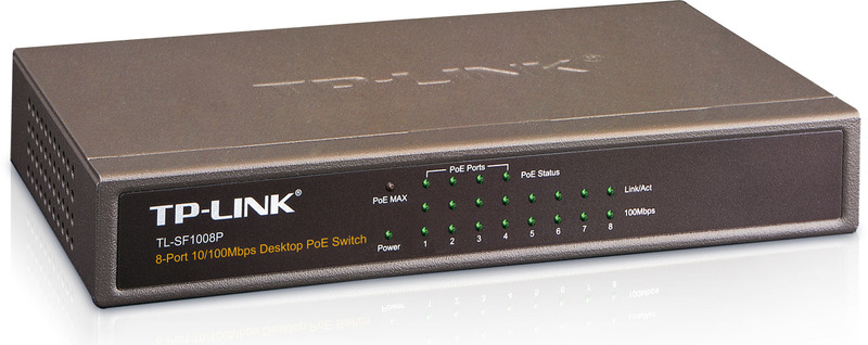 TP-Link TL-SF1008P 8-Port 10/100Mbps Desktop Switch with 4-Port PoE image