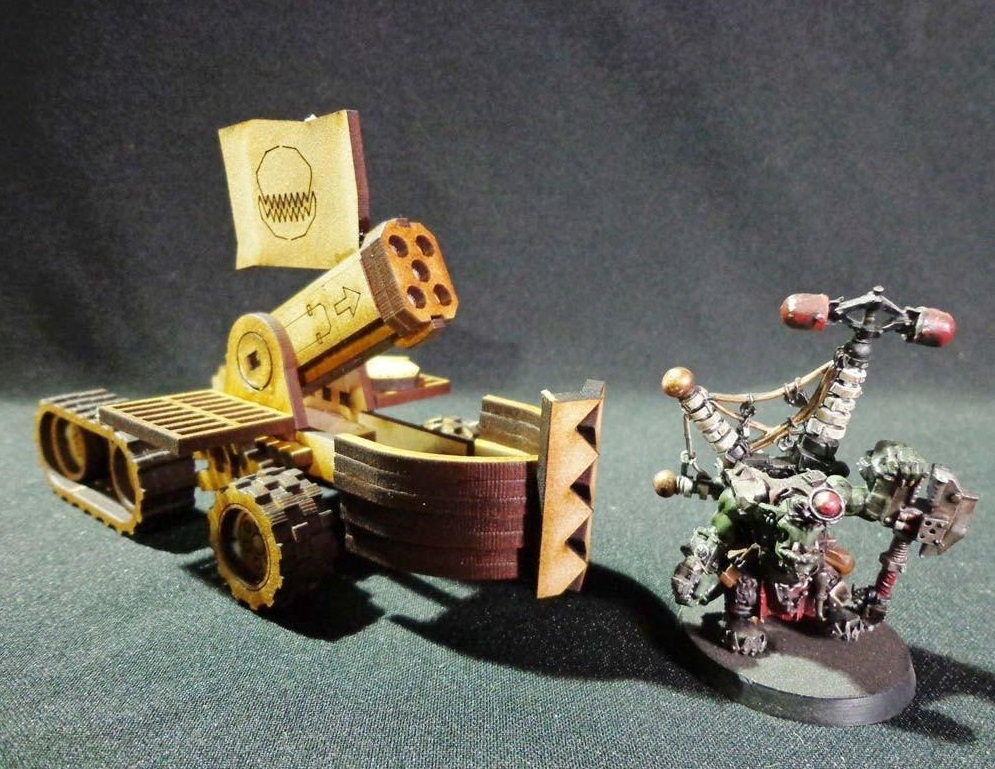 TTCombat: Tabletop Scenics - Orc Guns (x3) image