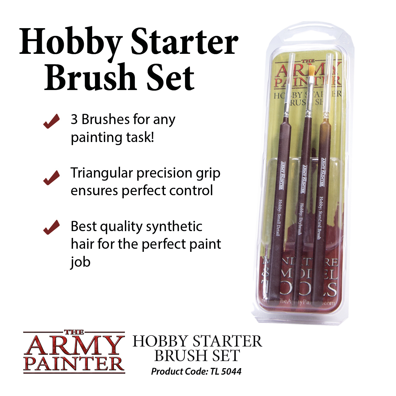 Army Painter Hobby Starter Brush Set image