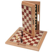 Camphor Chess Set Folding 16" Camphor Chess Set Folding 16"