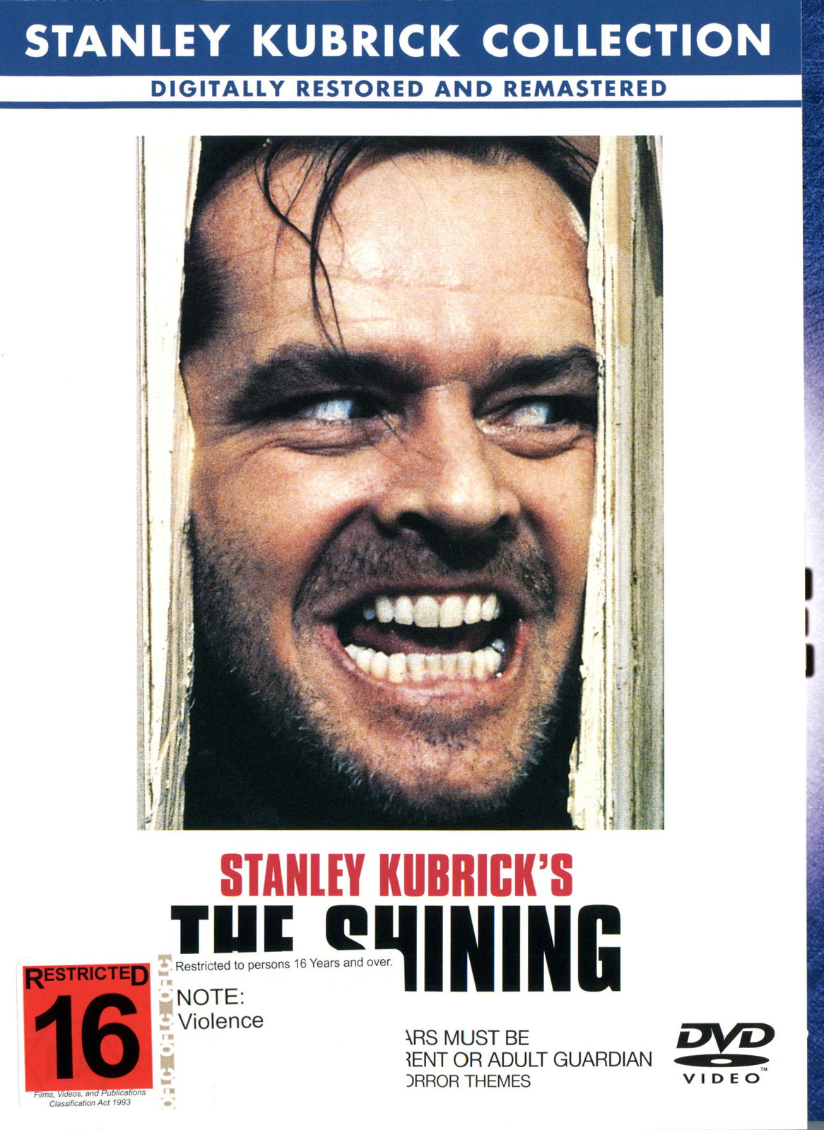 The Shining on DVD image