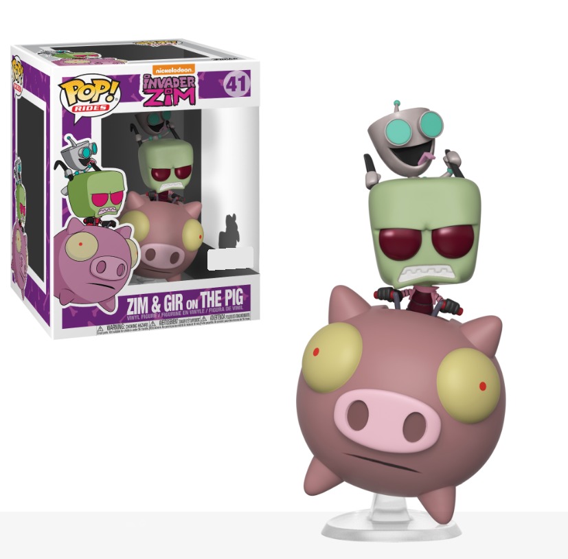 Invader Zim - Zim & Gir - Pop! Rides Vinyl Figure image