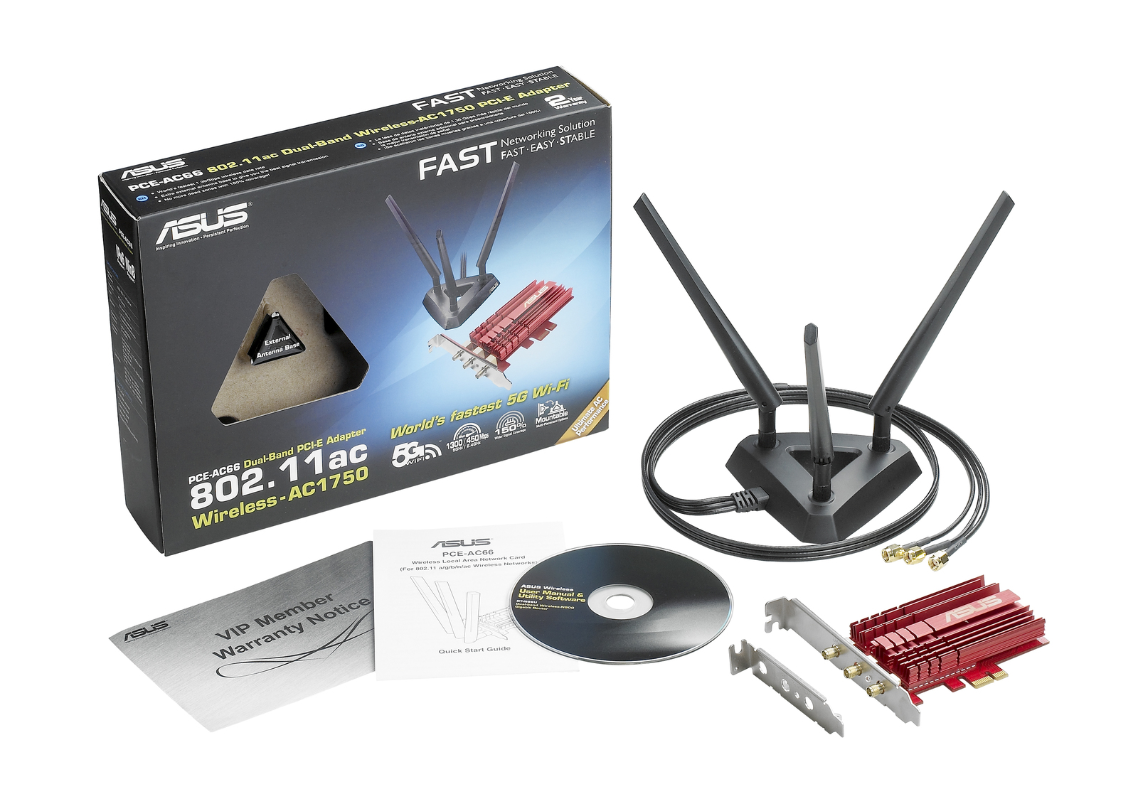 ASUS PCEAC68 AC1900 WiFi PCIE Adapter at Mighty Ape Australia ASUS PCEAC68 AC1900 WiFi PCIE Adapter at Mighty Ape Australia
