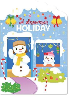 Christmas House Board Book a Snowman Holiday image