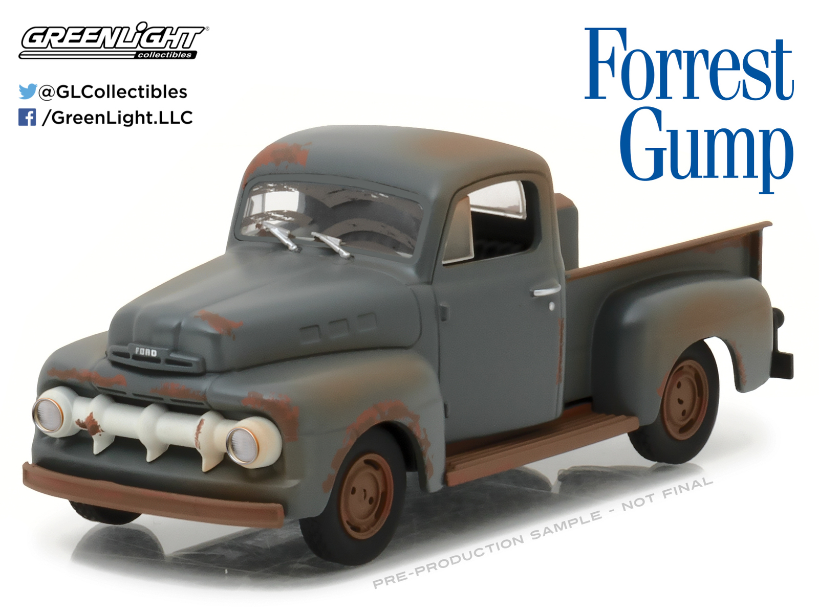 1/43: 1951 Ford F-1 Truck - Diecast Model image