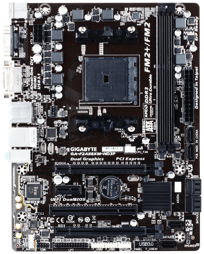 Gigabyte GA-F2A88XM-HD3P mATX Motherboard