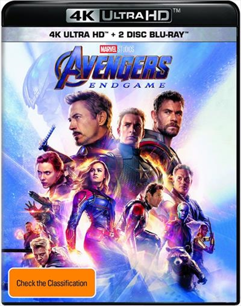 Avengers: Endgame on Blu-ray, UHD Blu-ray image