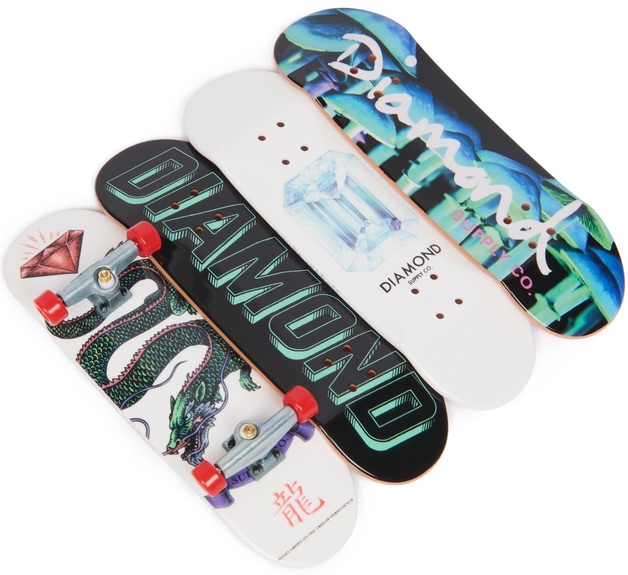 Buy Tech Deck Fingerboards 4Pack Diamond at Mighty Ape NZ