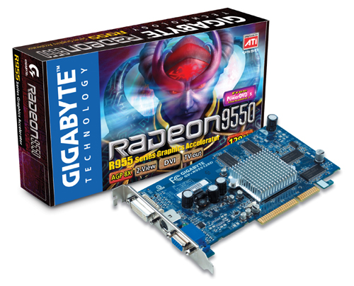 Gigabyte Graphics Card Radeon R9550 128M AGP