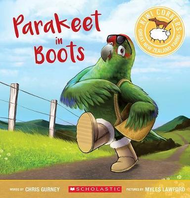 Kiwi Corkers: Parakeet in Boots by Chris Gurney