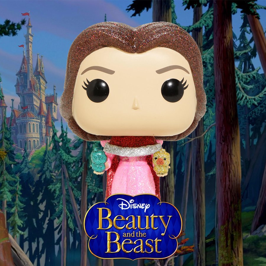 Beauty & the Beast (2017) - Belle with Birds (Diamond Glitter Ver.) Pop! Vinyl Figure image