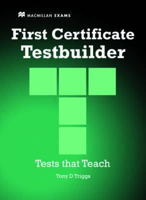 First Certificate Testbuilder With Key by Tony D.Triggs image