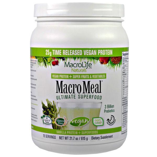 MacroLife Naturals MacroMeal Vegan Vanilla (15 servings) image