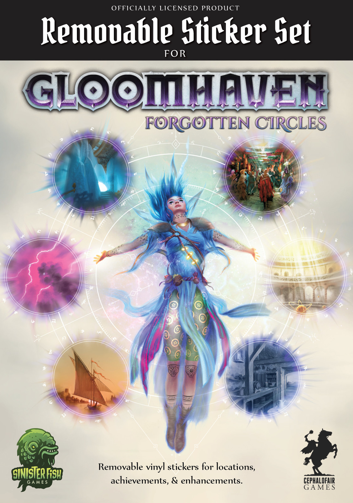 Gloomhaven Removable Sticker Set: Forgotten Circles image