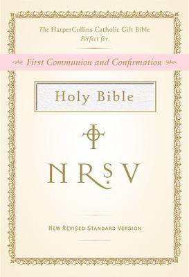 NRSV, The HarperCollins Catholic Gift Bible, Imitation Leather, White image