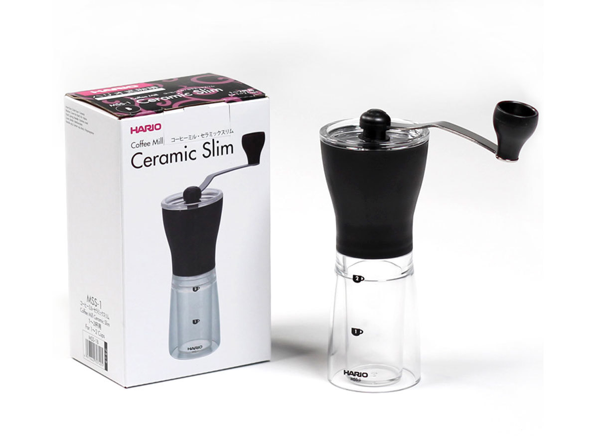 Hario Mini Mill Slim Hand Coffee Grinder at Mighty Ape NZ