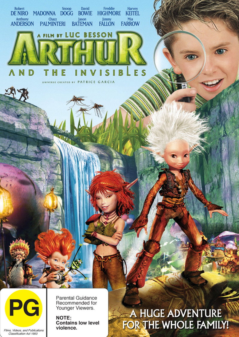 Arthur And The Invisibles on DVD