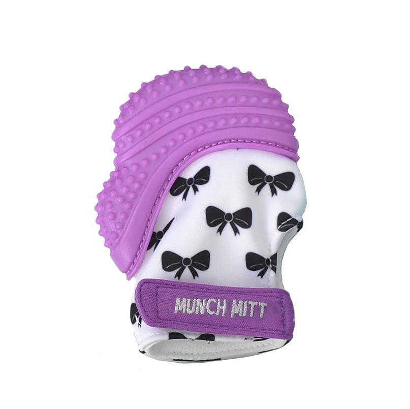 Munch Mitt - Purple Bows image