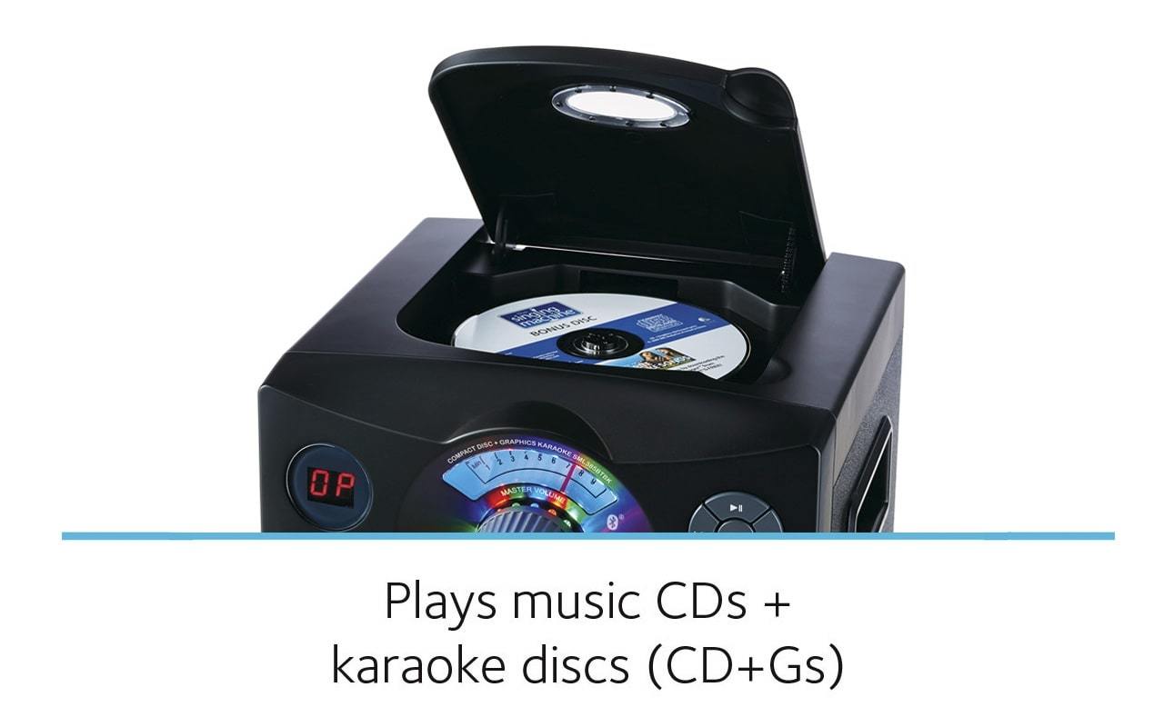 Singing Machine: Disco Lights Karaoke Machine - Black image