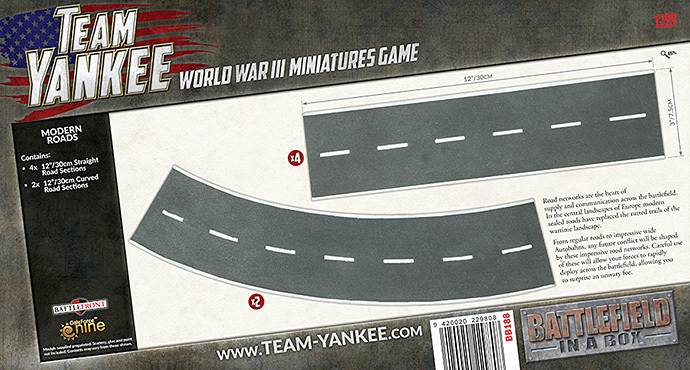 Flames of War: Modern Roads - Terrain Set image