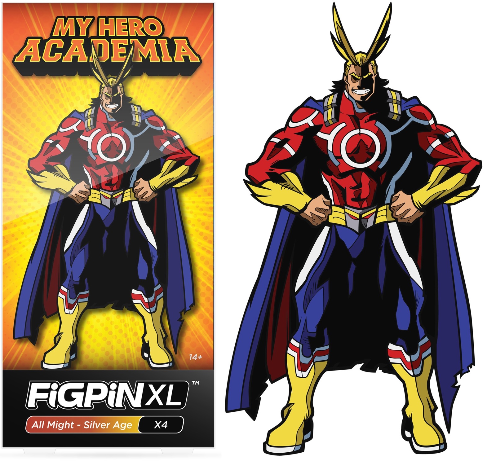 My Hero Academia: All Might Silver Age (#X4) - XL FiGPiN