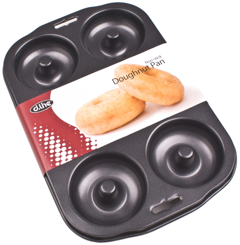 D.Line: Non-Stick 6 Cup Doughnut Pan image