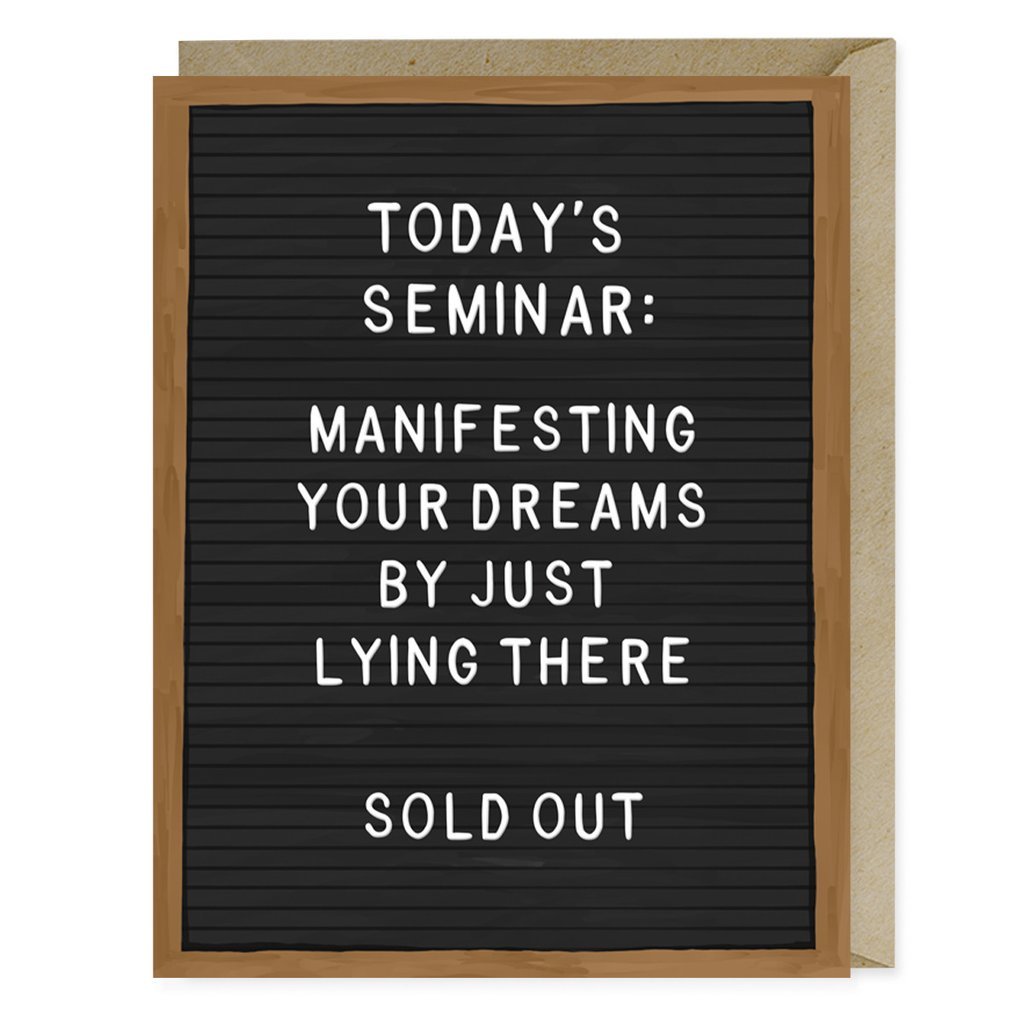 Emily McDowell: Manifesting Your Dreams - Greeting Card image