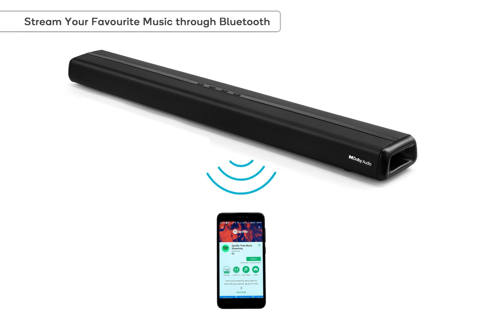 Kogan 2.1Ch 80W Dolby Soundbar with Builtin Subwoofer at Mighty Ape NZ