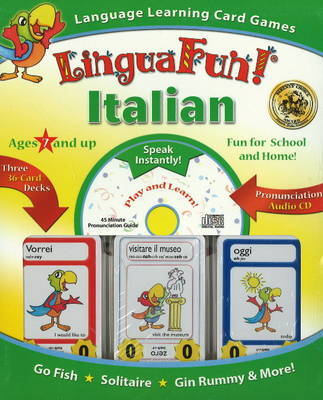 "Linguafun!" Italian: Language Learning Card Games and CD image
