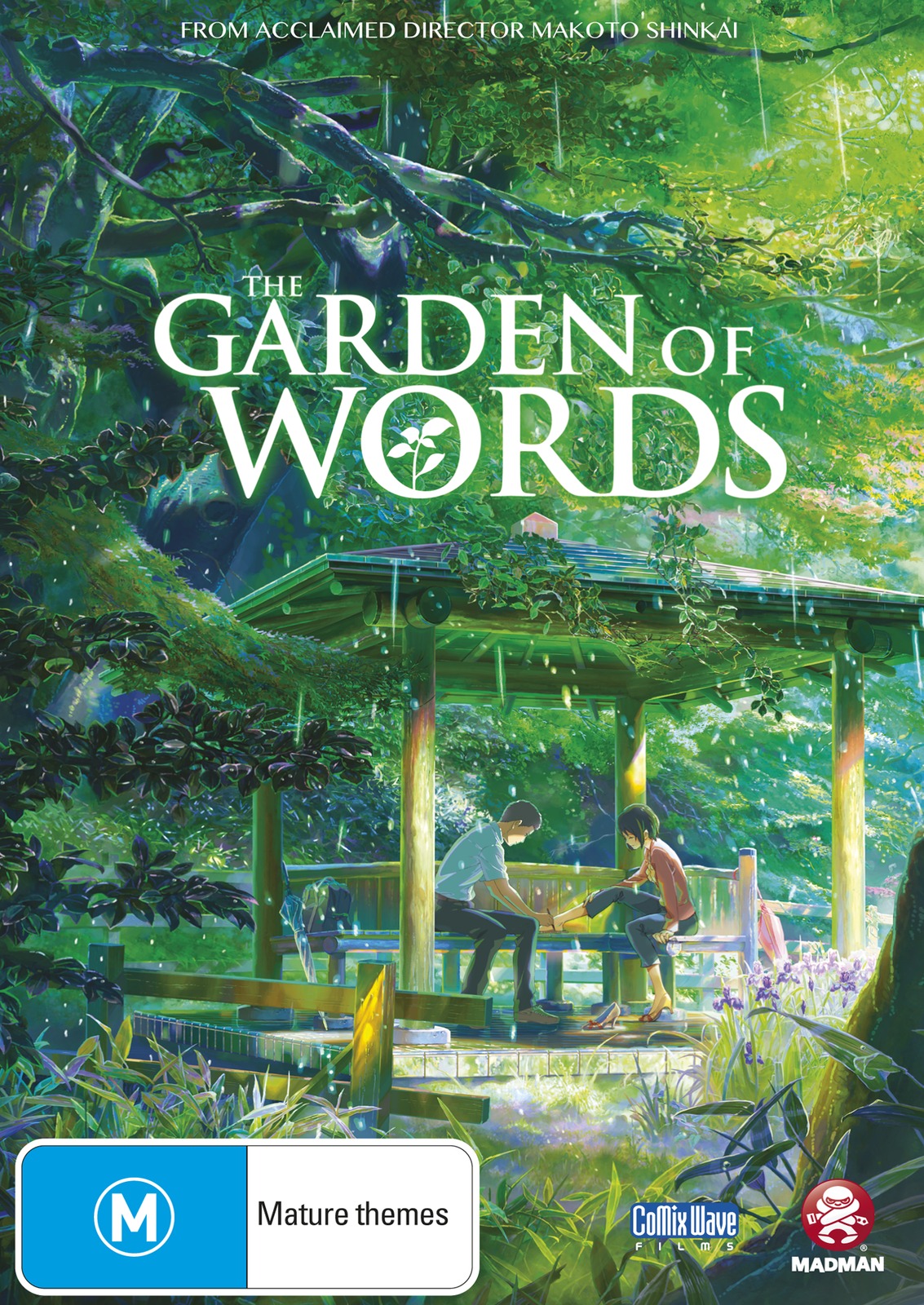 The Garden of Words on DVD