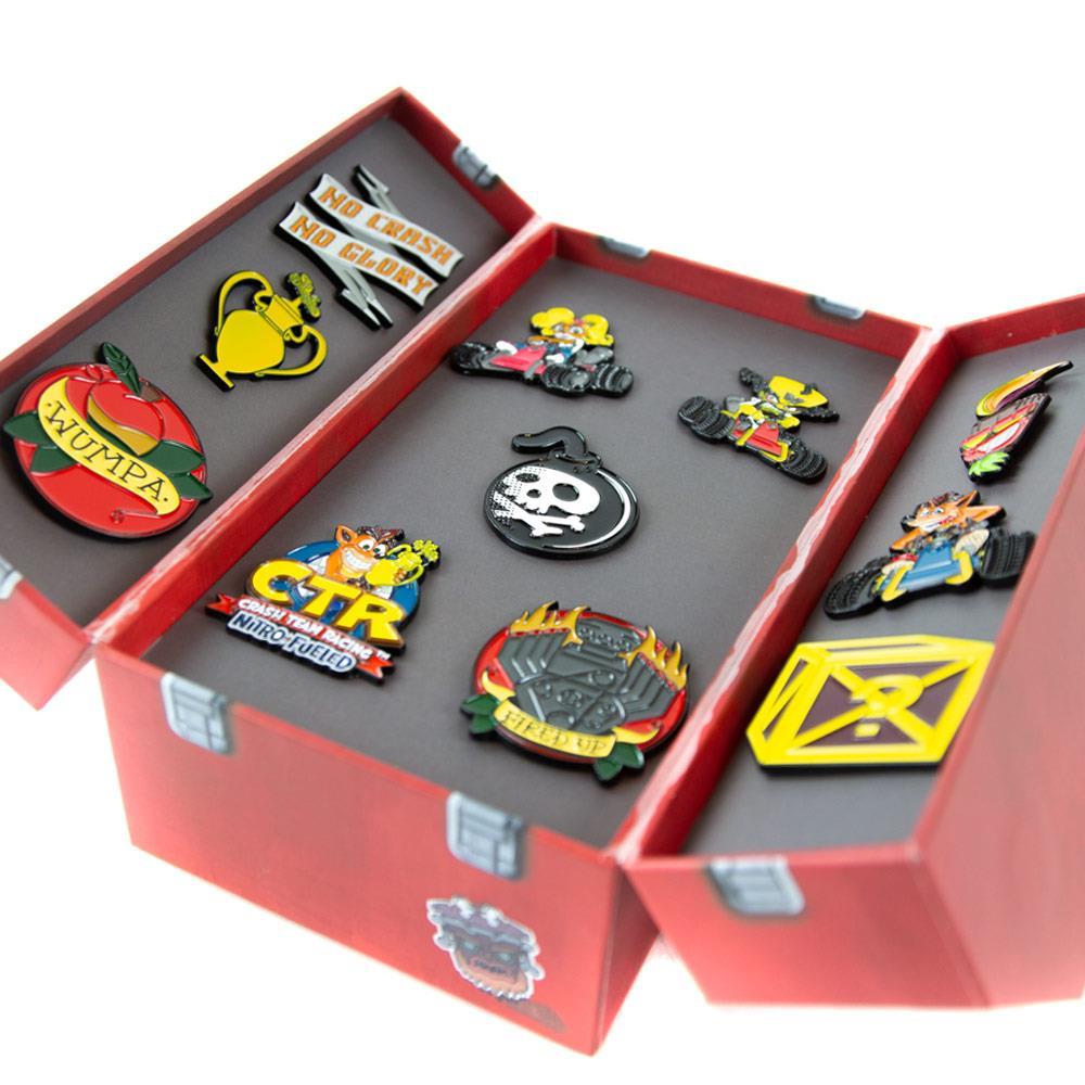 Crash Team Racing Toolbox Pin Badge Set image