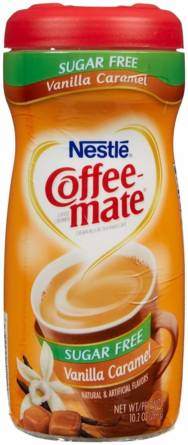 Nestle Coffee-Mate Sugar Free Vanilla Caramel Powder (289g) image