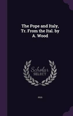 The Pope and Italy, Tr. from the Ital. by A. Wood image