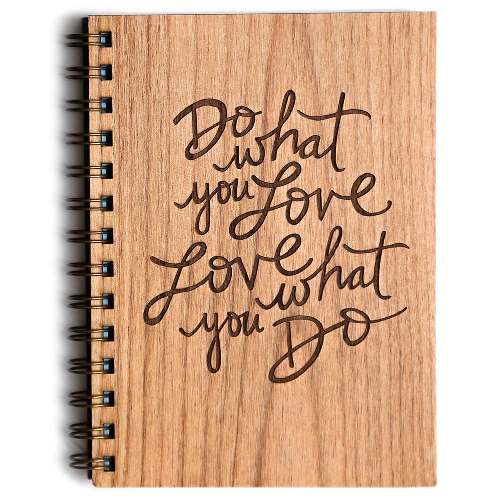 Cardtorial Wooden Journal - Do What You Love image